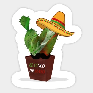 El Cinco de Mayo Sticker